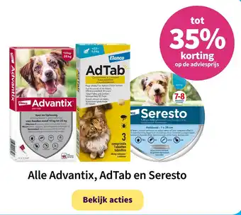 Plein.nl Advantix, AdTab en Seresto aanbieding
