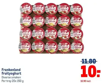 Makro Frankenland fruityoghurt aanbieding