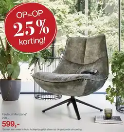 IN.HOUSE Fauteuil Monzone aanbieding
