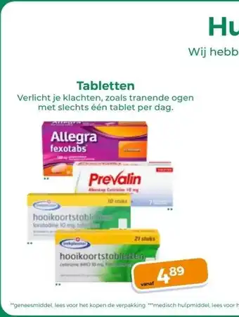 Trekpleister Tabletten aanbieding