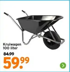 GAMMA Kruiwagen 100 liter aanbieding