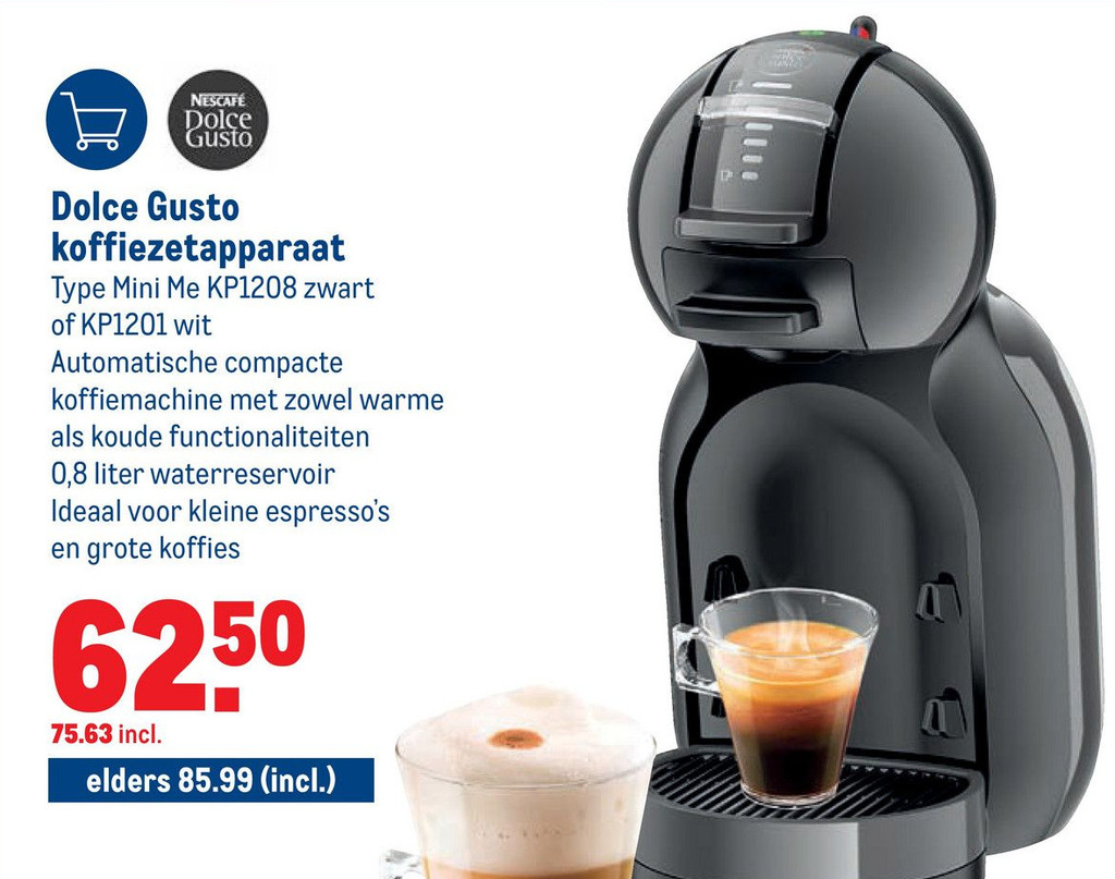 Makro Dolce Gusto koffiezetapparaat aanbieding