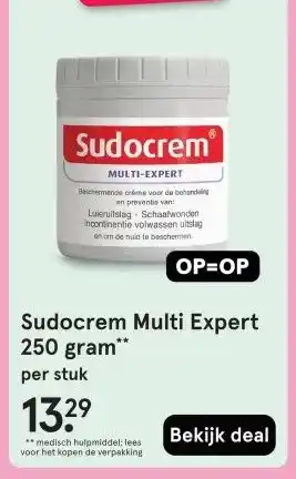 Etos Sudocrem Multi Expert 250 gram** aanbieding