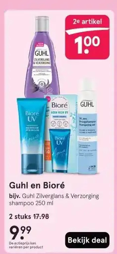 Etos Guhl en Bioré aanbieding