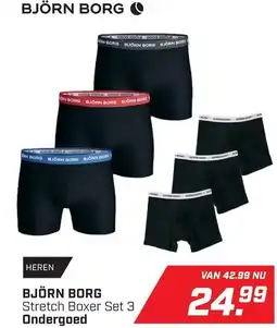 Daka Sport BJÖRN BORG Stretch Boxer Set 3 Ondergoed aanbieding