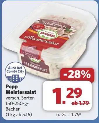 Combi Popp Meistersalat aanbieding