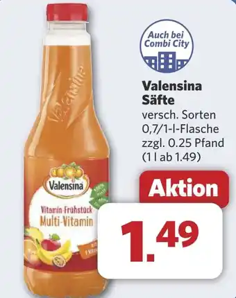 Combi Valensina Säfte aanbieding