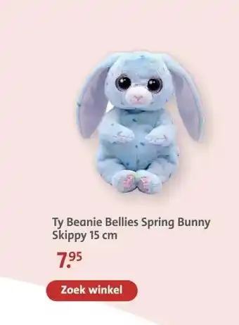 Bruna Ty Beanie Bellies Spring Bunny Skippy 15 cm aanbieding