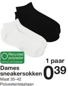 Zeeman Dames sneakersokken aanbieding