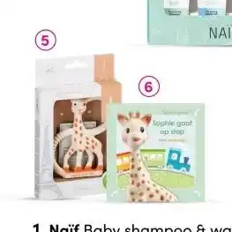 DA 5. Sophie de Giraf Bijtring 13.99 6. Sophie de Giraf Voelboekje 8.99 aanbieding