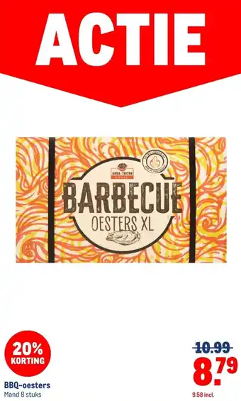 Makro BBQ-oesters aanbieding