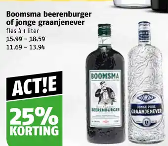 Poiesz Boomsma beerenburger of jonge graanjenever aanbieding