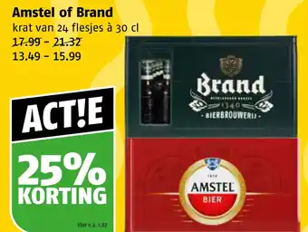 Poiesz Amstel of Brand aanbieding