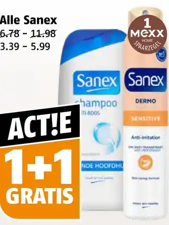 Poiesz Alle Sanex aanbieding