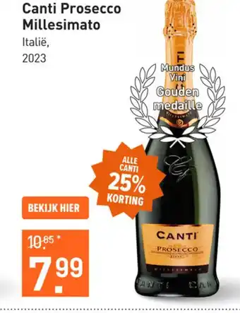 Gall & Gall Canti Prosecco Millesimato aanbieding