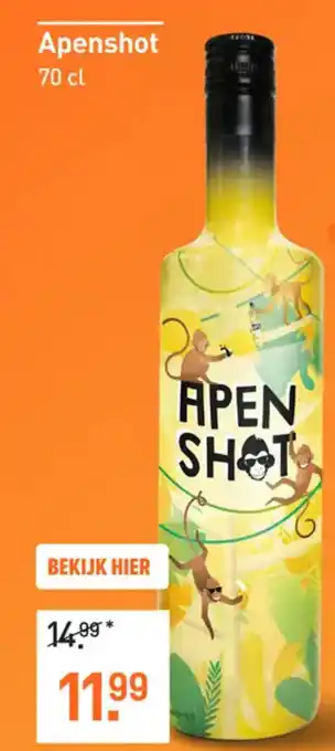 Gall & Gall Apenshot aanbieding