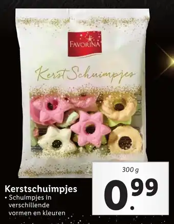 Lidl Favorina Kerstschuimjes 300g aanbieding