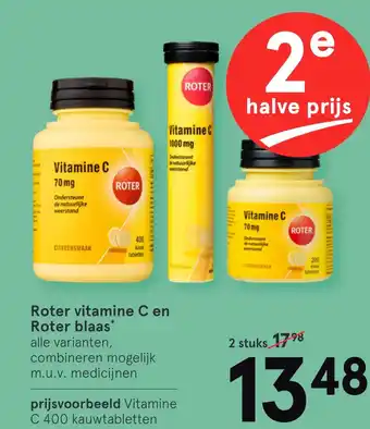 Etos Roter vitamine C en Roter blaas aanbieding