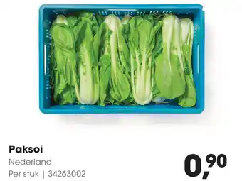 HANOS Paksoi aanbieding