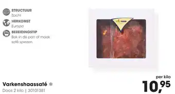HANOS Varkenshaassaté aanbieding