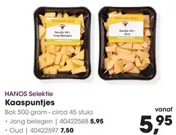 HANOS Kaaspuntjes aanbieding