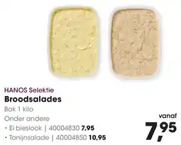 HANOS Broodsalades aanbieding