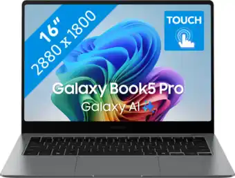 Coolblue Samsung Galaxy Book5 Pro OLED Copilot+ PC NP960XHA-KG2NL aanbieding