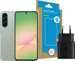 Coolblue Samsung Galaxy A56 128GB Groen 5G + Basis Accessoirepakket aanbieding