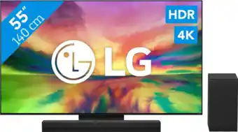 Coolblue LG 55QNED816RE (2023) + Soundbar aanbieding