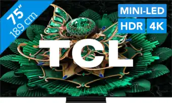 Coolblue TCL 75 QD Mini-led C71K 4K (2025) aanbieding