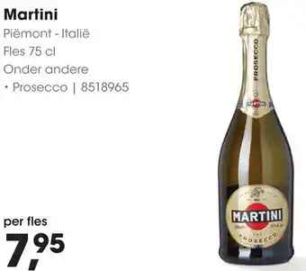 HANOS Martini aanbieding