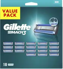 De Online Drogist Gillette Mach3 Scheermesjes aanbieding
