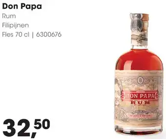 HANOS Don Papa aanbieding