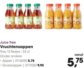 HANOS Juice Tree Vruchtensappen aanbieding