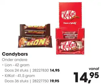 HANOS Candybars aanbieding