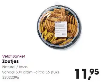 HANOS Veldt Banket Zoutjes aanbieding