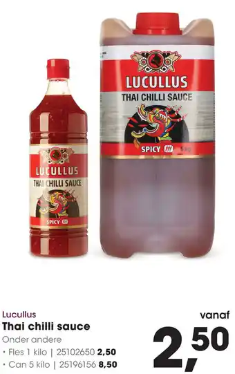 HANOS Lucullus Thai chilli sauce aanbieding
