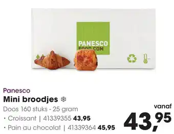 HANOS Panesco Mini broodjes aanbieding