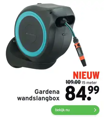 GAMMA Gardena wandslangbox. aanbieding