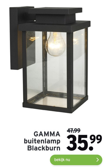 GAMMA GAMMA buitenlamp Blackburn aanbieding