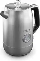 Bol.com Tesla KT500X - Waterkoker Retro - 1.7 Liter - Temperatuurmeter - 2200W - RVS aanbieding