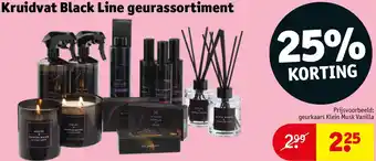 Kruidvat Kruidvat Black Line geurassortiment aanbieding