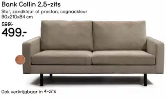 Leen Bakker Bank Collin 2,5-zits aanbieding