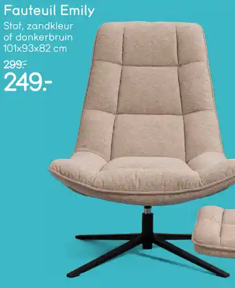 Leen Bakker Fauteuil Emily aanbieding