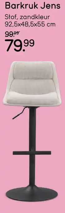 Leen Bakker Barkruk Jens aanbieding