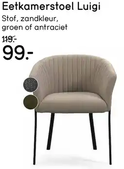 Leen Bakker Eetkamerstoel Luigi aanbieding