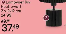 Leen Bakker Lampvoet Riv aanbieding