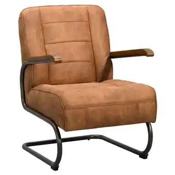 Leen Bakker Fauteuil Ivar - stof - cognac aanbieding