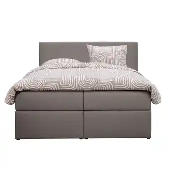 Leen Bakker Boxcombinatie Orebro 6-delig - taupe - 140x200 cm aanbieding