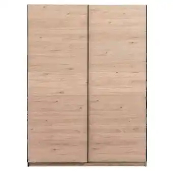 Leen Bakker Schuifdeurkast Genua - eikenkleur - 204x150x60 cm aanbieding